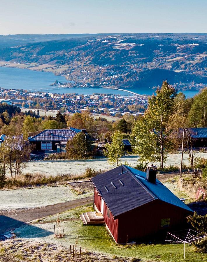 Cabin With Great View Close To Town And Ski Area Лилехамер Екстериор снимка