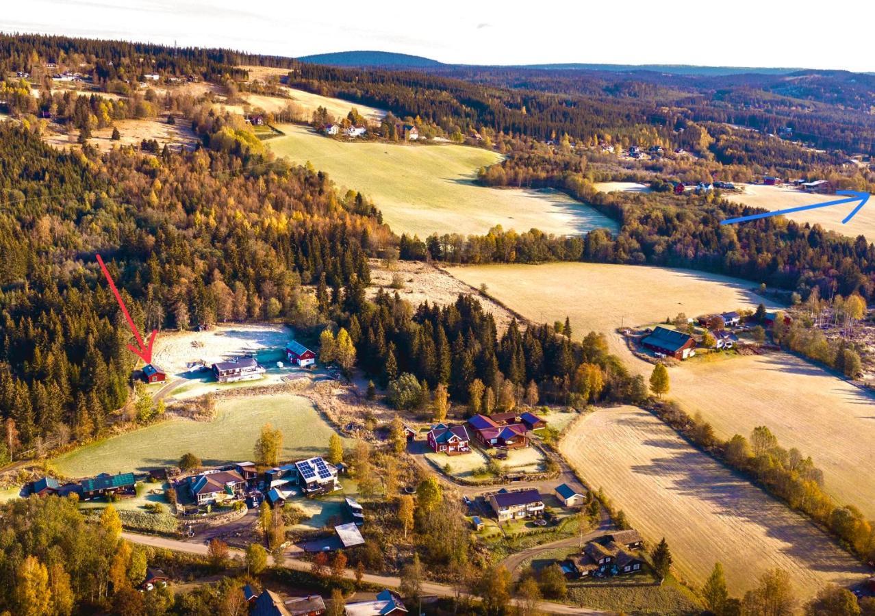 Cabin With Great View Close To Town And Ski Area Лилехамер Екстериор снимка